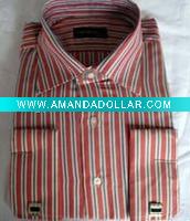 Wholesale 35% cotton stock men's shirt