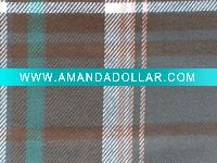 Wholesale 100% Cotton Twill Plaid Fabric ( for winter men'-shirt)