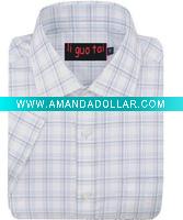 Men's casual short sleeve shirt(100%ctn 50*50/144*86)