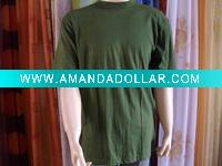 short sleeve black men's cotton T-shirt