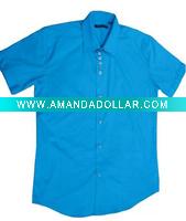 Mens short sleeve casual shirts man leisure shirts