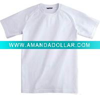 man's garment of t-shirt with casual round neck short sleeve cotton
