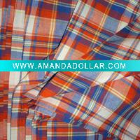 Wholesale 100%cotton men' shirt fabric
