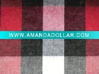 Wholesale Acrylic Cotton Blended With Brushed Twill Plaid Fabric ( for winter men'-shirt)