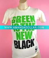 Wholesale 100% organic cotton / bamboo& organic cotton t shirt fashion style