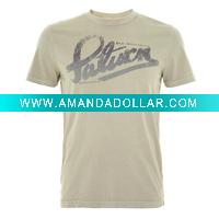 Wholesale 100% organic cotton / bamboo& organic cotton t shirt fashion style