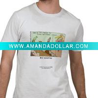 Wholesale 100% organic cotton / bamboo& organic cotton t shirt fashion style
