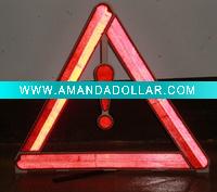 warning triangle/reflector warning triangle/reflective warning triangle/reflecting warning triangle/car emergency kit/car safety