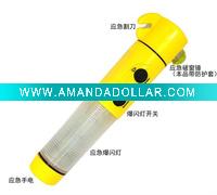 Wholesale Emergency Escape Safety Hammer for car Flashlight Beacon Safety Belt Cutter