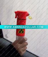 Wholesale NEW PRODUCT-Multifunctional Auto / Car Emergency Hammer with LED Flashlight and Siren and beacon