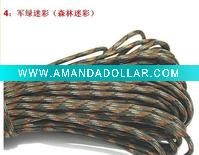 Wholesale CAMO Parachute Cord for Military Survival