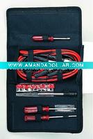 Wholesale 15pcs car emergency tool set