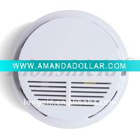 Wireless optical smoke detector alarm
