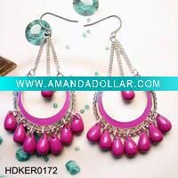 Wholesale plastic beads earring