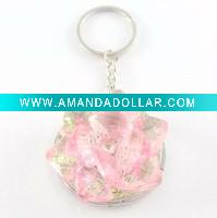 Wholesale Beaded hanger with red flower