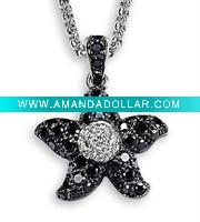 Wholesale 2011 Fashion jewelry Silver Rhinestone Beads Necklace