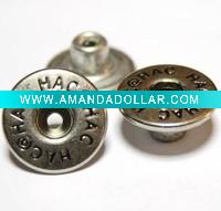 Wholesale Anti-brass metal jeans button
