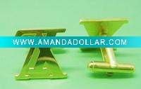 metal cufflink button