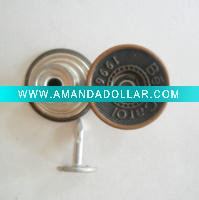 Wholesale metal shank button for jacket,garment button