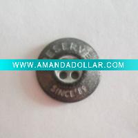 Wholesale zinc alloy button for clothes