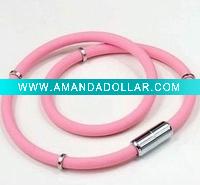fashionable design silicone power necklace