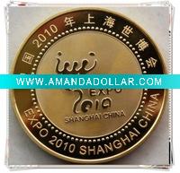 Wholesale Hot sale alloy souvenir badge
