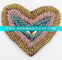 Wholesale Colorful Small Glass Beads Brooches