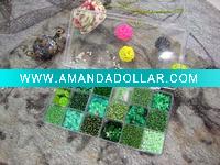 Wholesale Green fashion jewelry making kit great for spring