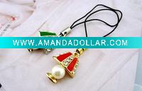 Wholesale Lamp phone strap ( red and green colors can choose)
