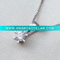 Wholesale 2011 Fashion jewelry,Silver Rhinestone Beads Necklace