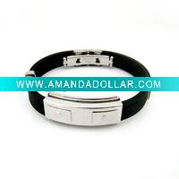 Wholesale rope stainless steel bracelet