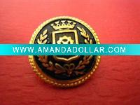 metal decorative buton