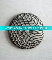 Wholesale 2-hole alloy sewing button for garment