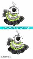 plastic beads earring