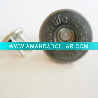 Wholesale 19mm metal shank button for jacket