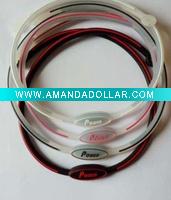 Wholesale 2011 new design various shapes silicone power necklace