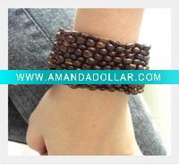 Wholesale Fashion Costume Wooden Beads Bracelet