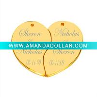 Wholesale Heart shape alloy Heart Charm