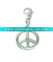 Wholesale Fashion Alloy Peace charm