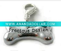 Wholesale Dot enamel bone charm, dog supplies , WONPET