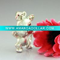 Wholesale low price sterling silver rat charm