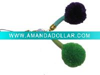 Wholesale Fashion cell phone charms Yarn ball