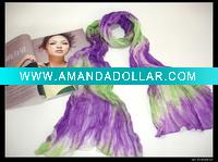 Wholesale tie dye charm cotton scarf (PS-01072105)