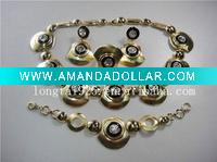 latest charming shield jewelry set