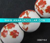 Handmade porcelain beads