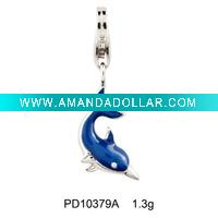 Wholesale 925 sterling silver enamel charm pendant