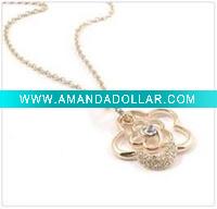 Wholesale wholesale jewelry/jewels/jewellery/charm/flower jewelry/classical design/style necklace