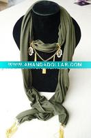 Wholesale 2011 fashion charms jewelry scarf necklace