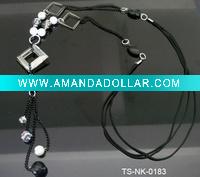 Wholesale HOT SELLING WOMAN ' S BEADED NECKLACE W/ ASSORTED CHARMS