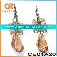 Wholesale 2011 Water-Drop Shape teardrop pearl beads Crystal Earrings